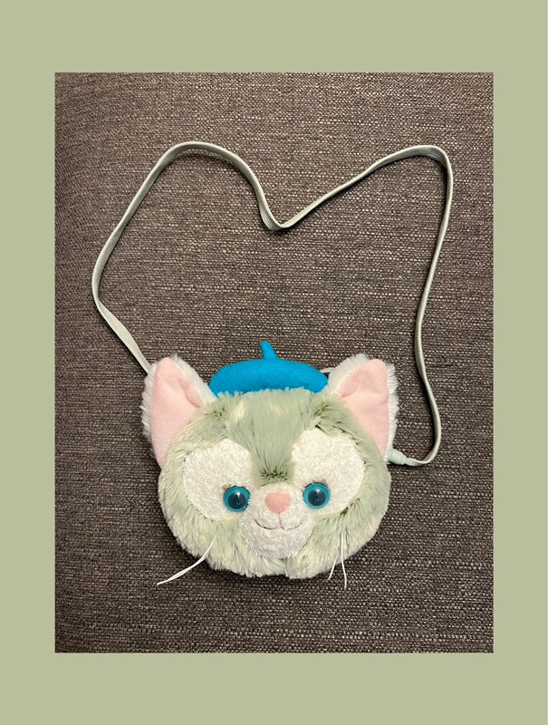 Disneyland Gelatoni cat plush toy small shoulder bag purse Vinted