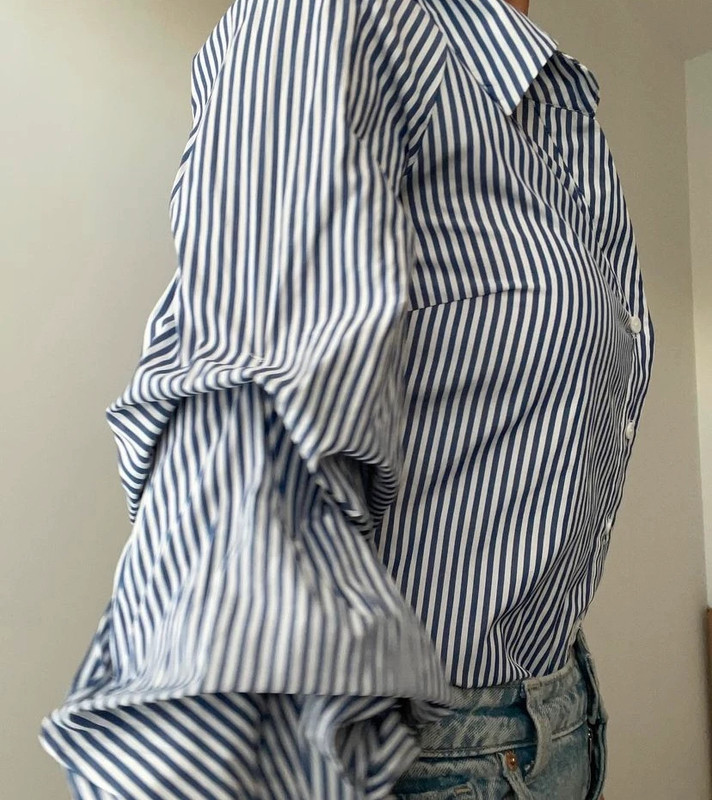 Zara Woman bluzka koszula z z drapowaniami 4