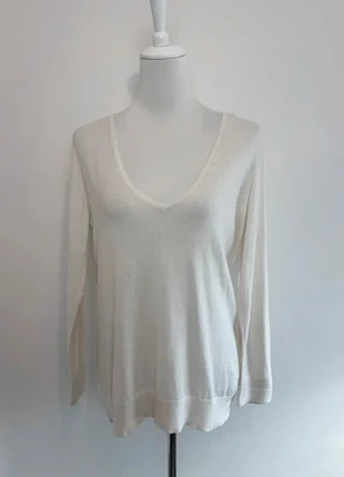 Pull col V oversize femme coton cachemire – Samsoe & Samsoe – taille XS convient S – parfait état, merk: Samsøe Samsøe, staat: Heel goed, maat: XS / 34 / 6, € 50,00, € 53,20 inclusief Kopersbescherming