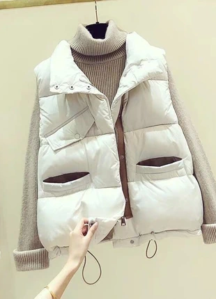 Chaleco acolchado beige, marque: NAKAMA, état: Neuf avec étiquette, taille: M / 38 / 10, 25,00 €, 26,95 € Protection acheteurs incluse