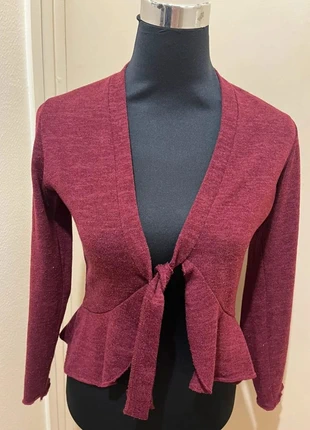 Gilet bordeaux à nouer fr34 fr36, marque: CM, état: Bon état, taille: S / 36 / 8, 3,00 €, 3,85 € Protection acheteurs incluse