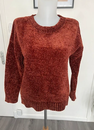 Pull femme marron, velours côtelé, Cache-cache, taille M, brand: Cache Cache, condition: Very good, size: M / 38 / 10, €5.90, €6.90 includes Buyer Protection