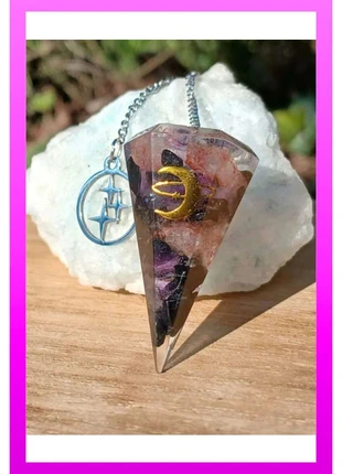 Pendule divinatoire Lune Améthyste, brand: lune amethyste, condition: New without tags, €22.00, €23.80 includes Buyer Protection Pro