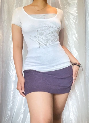 y2k white top, brand: Vintage Dressing, condition: Good, size: S / 36 / 8, €7.00, €8.05 includes Buyer Protection