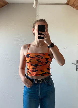 Débardeur army camouflage - Taille S, brand: New Yorker, condition: Very good, size: S / 36 / 8, €3.00, €3.85 includes Buyer Protection