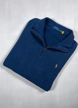 Sweat / Pull Half zip / quart zip / Pull Camionneur Ralph Lauren bleu marine taille XL tendance y2k, marke: Ralph Lauren, zustand: Sehr gut, größe: XL, 55,00 €, 58,45 € inklusive Vinted-Käuferschutz