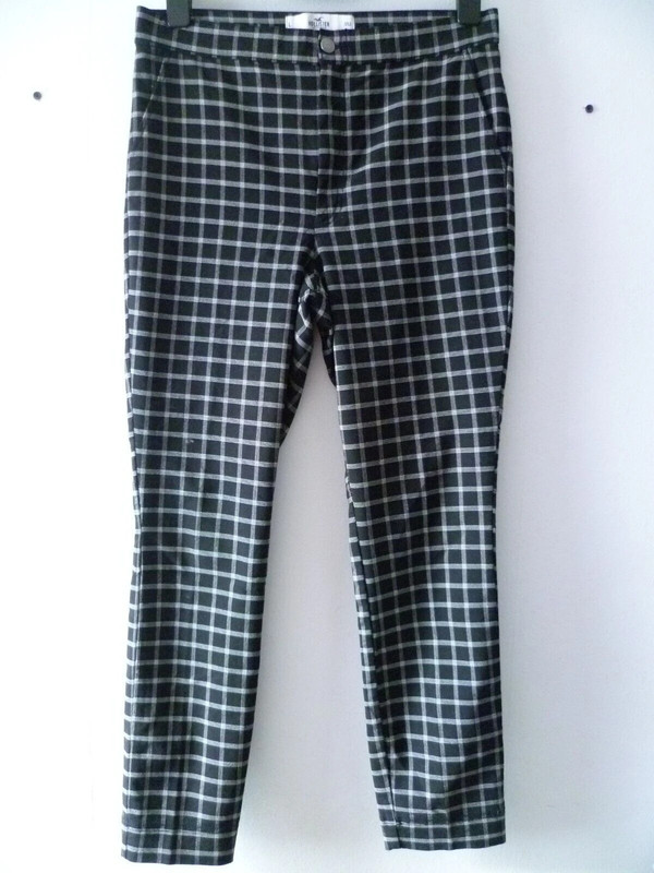 Hollister checked trousers shop