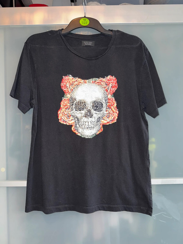 T shirt paillettes zara shop