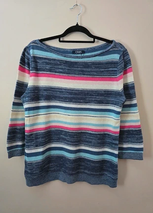 Pull Chaps manche 3/4 multicolore taille M, marke: CHAPS, zustand: Sehr gut, größe: M / 38 / 10, 8,00 €, 9,10 € inklusive Vinted-Käuferschutz