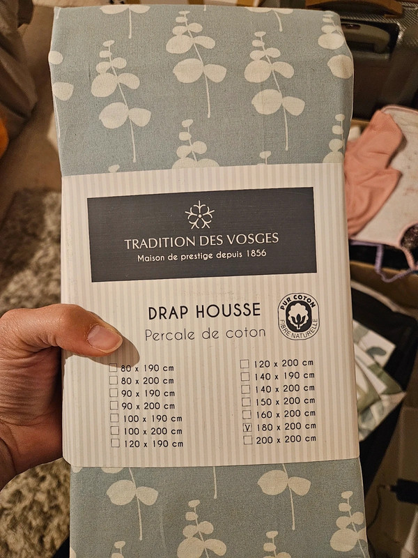 Drap housse tradition des vosges 1