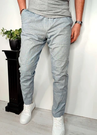 Pantalon slim fit bleu gris T.46 kiabi, marque: Kiabi, état: Très bon état, taille: XL, 10,00 €, 11,20 € Protection acheteurs (Pro) incluse