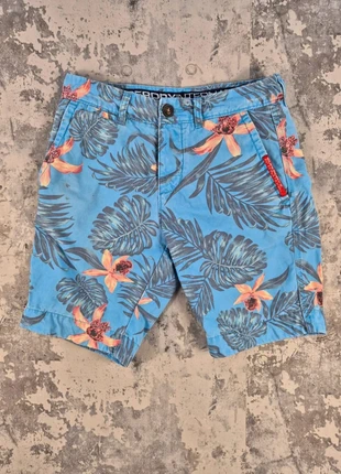 Short SuperDry taille XS bleu a fleurs 100%coton, marque: Superdry, état: Très bon état, taille: XS, 4,00 €, 4,90 € Protection acheteurs incluse