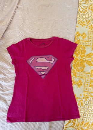 T shirt super woman, marca: Supergirl, estado: Muito bom, tamanho: XXS / 32 / 4, €7.00, €8.05 inclui Proteção do Comprador