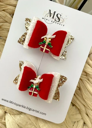 Christmas gift baby girls hair bows clips, brand: Clips, condition: New with tags, £4.50, £5.16 includes Buyer Protection