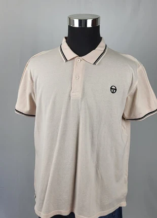 Polo Sergio Tacchini rose pâle 2XL logo brodé style tennis vintage rétro oversize chic, brand: Sergio Tacchini, condizioni: Ottime, taglia: XXL, €10.00, €11.20 include la Protezione acquisti Pro