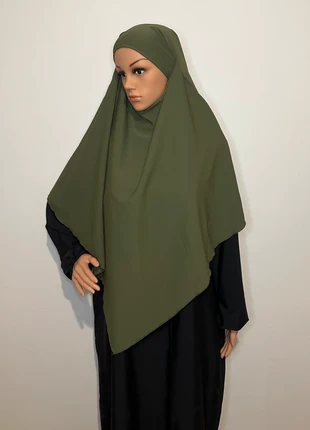 Maxi Khimar Kaki, marque: Kaki, état: Neuf sans étiquette, 8,00 €, 9,10 € Protection acheteurs incluse