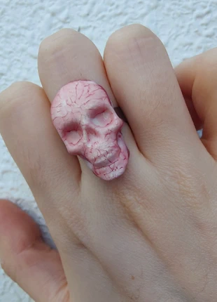 Anillo calavera cerebro, marque: Skull, état: Neuf sans étiquette, taille: Ajustable, 6,00 €, 7,00 € Protection acheteurs incluse