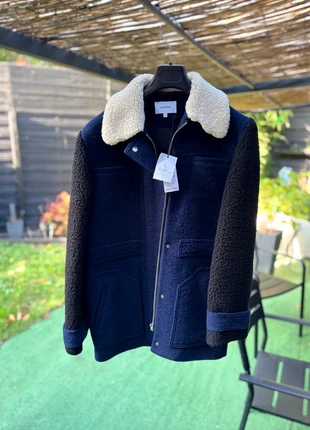 Veste Carven en laine et mouton – Neuve avec étiquette, merk: Carven, staat: Nieuw met prijskaartje, maat: S / 36 / 8, € 220,00, € 231,70 inclusief Kopersbescherming