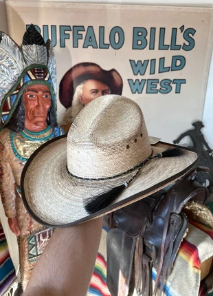 Chapeau western américain cowboy american hat maker pbr rodéo Yellowstone paille straw, brand: American Hat Makers, condition: New without tags, size: 62, €79.00, €83.65 includes Buyer Protection Pro