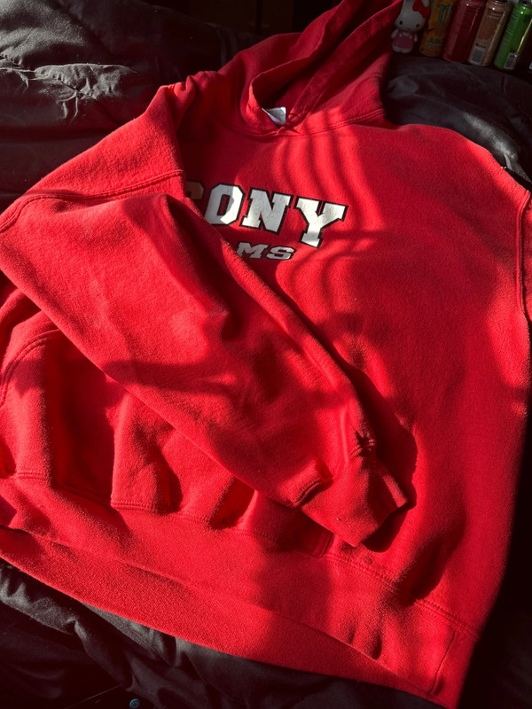 Cony rams red hoodie(thrifted) 2