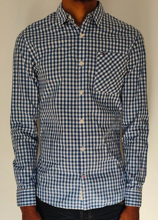 Chemise à carreaux manche longue Tommy Hilfiger, marke: Tommy Hilfiger, zustand: Sehr gut, größe: S, 18,00 €, 19,60 € inklusive Vinted-Käuferschutz