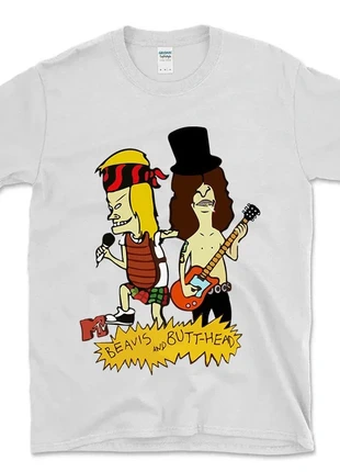 Beavis and Butthead with slash guns n roses vintage shirt, merk: Beavis And Butthead, staat: Nieuw met prijskaartje, maat: L, € 35,00, € 37,45 inclusief Kopersbescherming