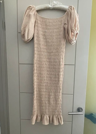 Never Fiully Dressed cream off the shoulder tube dress, brand: Never Fully Dressed, condition: New without tags, size: M / 10, £20.00, £21.70 includes Buyer Protection