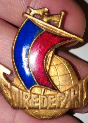 🇫🇷 broche ancienne foire de Paris artus Bertrand paris navire, merk: foire de paris, staat: Heel goed, € 30,00, € 32,20 inclusief Kopersbescherming