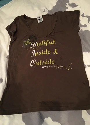 T-Shirt mit Print, marke: Pimkie, zustand: Sehr gut, größe: S / 36 / 8, 3,00 €, 3,85 € inklusive Vinted-Käuferschutz