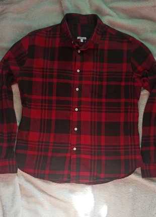 Camicia boscaiolo scozzese Flannel Plaid Slim Fit Laundered tartan Shirt Scacchi Quadri Grunge, marque: Laundered shirt, état: Très bon état, taille: L, 15,00 €, 16,45 € Protection acheteurs incluse