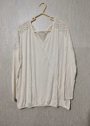 Benotti White Top with Lace Detail Size L, brand: BENOTTI, condition: Very good, size: L / UK 16-18, £5.00, £5.95 includes Buyer Protection