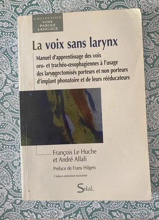 Livre la voix sans larynx et CD, condition: Good, €15.00, €16.45 includes Buyer Protection