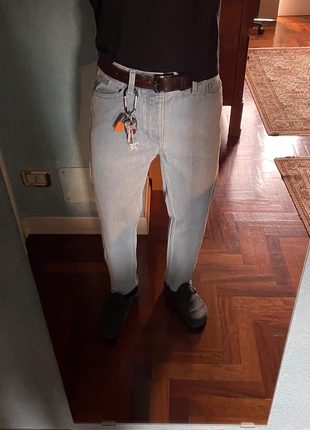 Pantaloni Bershka cropped, merk: Bershka, staat: Nieuw zonder prijskaartje, maat: W29 | FR 38, € 12,99, € 14,34 inclusief Kopersbescherming