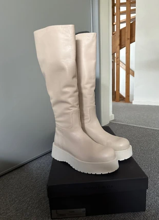 Paloma Barcelo kniehoge laars beige , maat 39, merk: Paloma Barcelo, staat: Nieuw zonder prijskaartje, maat: 39, € 169,00, € 178,15 inclusief Kopersbescherming