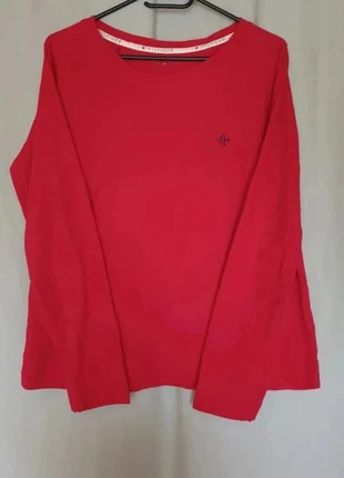 Pull léger à manches longues rouge Tommy Hilfiger « I Love Hilfiger » pour femme, taille M, marca: Tommy Hilfiger, estado: Muito bom, tamanho: M / 38 / 10, €18.00, €19.60 inclui Proteção do Comprador