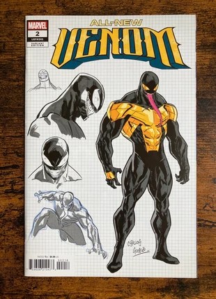 All-New Venom #2 - GΓ³mez Design Variant 1:10 π₯ March 2025 - Marvel Comics US VO, condition: Very good, β¬9.90, β¬11.10 includes Buyer Protection Pro