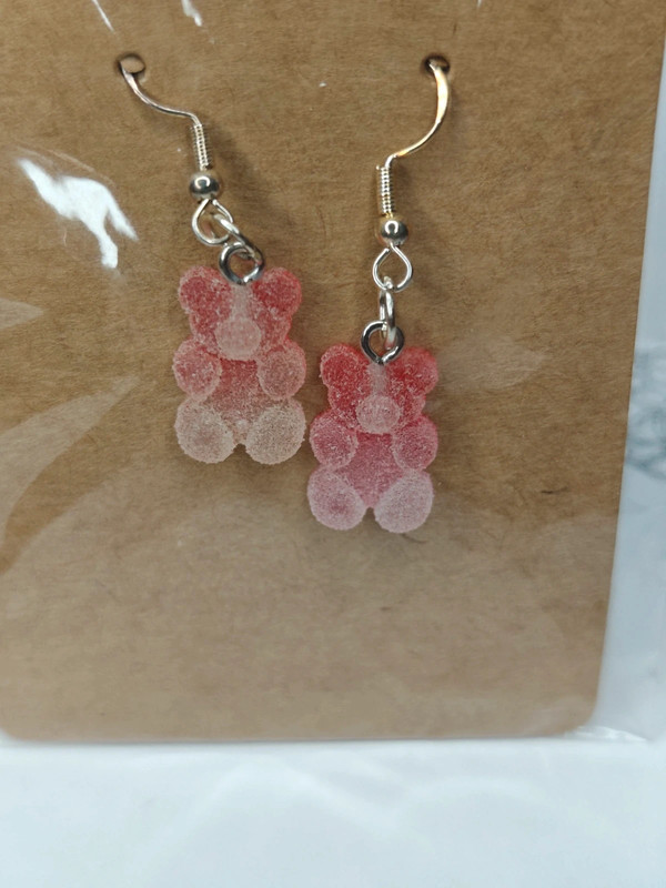 Sour Gummy Bear Dangle Earrings