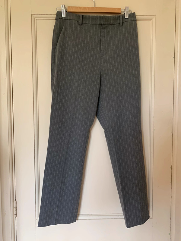 Uniqlo hot sale pinstripe trousers