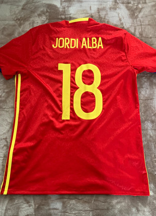 Maillot jordi alba Espagne, marque: adidas, état: Très bon état, taille: M, 70,00 €, 74,20 € Protection acheteurs incluse