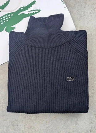 Pull Col Roulé Lacoste - 100% Laine - Bleu Marine - Taille 34 (XS) Femme - GMMEU069, marke: Lacoste, zustand: Sehr gut, größe: XS / 34 / 6, 30,00 €, 32,20 € beinhaltet Vinted-Käuferschutz Pro