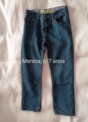 Calças ganga menina, merk: Denim Co, staat: Heel goed, maat: 7 jaar / 122 cm, € 4,00, € 4,90 inclusief Kopersbescherming