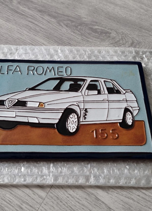 Alfa Romeo 155 tegeltje, merk: Alfa Romeo, staat: Heel goed, 15,00 €, 16,45 € inclusief Kopersbescherming