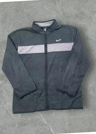 Veste polaire Nike vintage noir logo brodé relief gris - XL homme, brand: Nike, condition: Very good, size: XL, €24.00, €25.90 includes Buyer Protection Pro