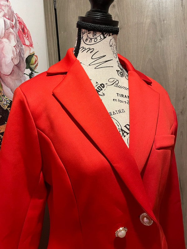 Red blazer 5