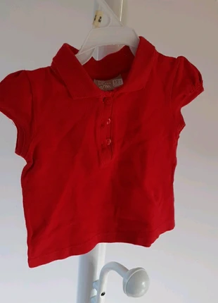 Polo rouge , marca: Du Pareil au Même, estado: Muy bueno, tamaño: 9-12 meses / 74 cm, 2,00 €, 2,80 € Protección al comprador incluida