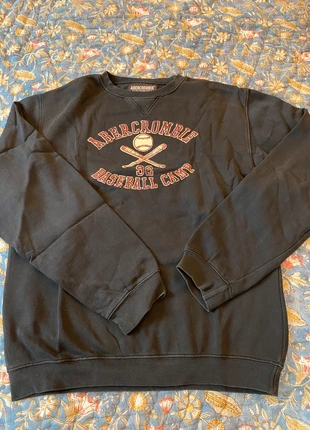 Abercrombie & Fitch Sweatshirt – Baseball Camp Design – Size S – Vintage Style, brand: Abercrombie & Fitch, condizioni: Ottime, taglia: S, €8.50, €9.63 include la Protezione acquisti