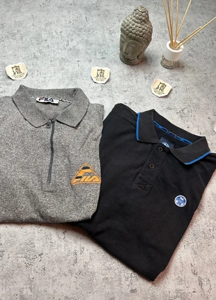 PACK 2: Polo Fila & North Sails, marca: FILA, estado: Muy bueno, tamaño: M, 17,25 €, 18,81 € Protección al comprador incluida