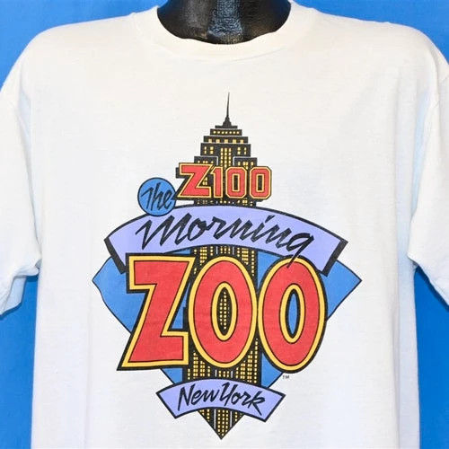 90s Z100 New York Morning Zoo Radio Station Empire State Building