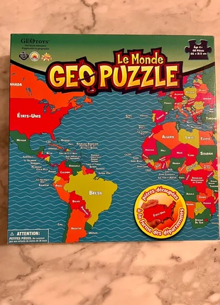 Puzzle du Monde, marca: geotoys, estado: Novo sem etiquetas, €8.00, €9.10 inclui Proteção do Comprador