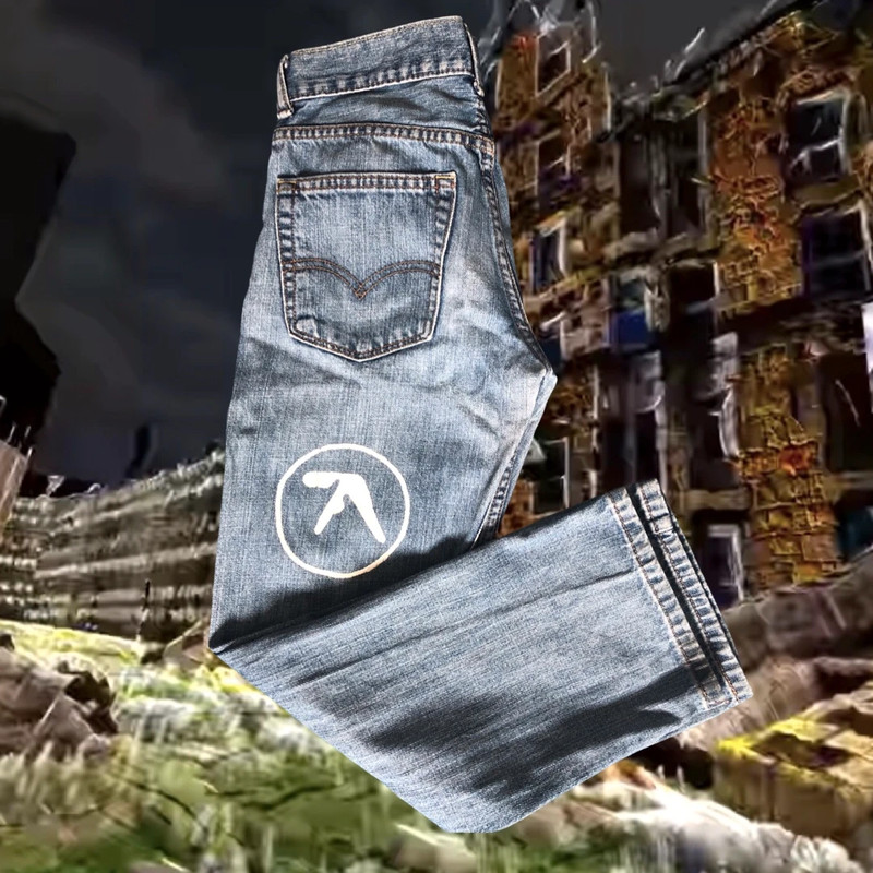 Pantalon jeans Aphex Twin merch y2k Levi’s - Vinted